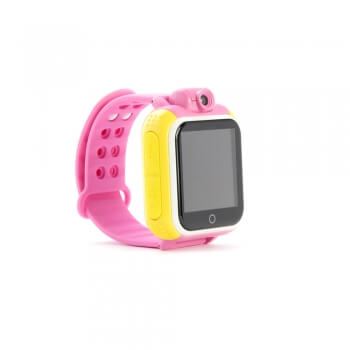 Детские часы Q75 с GPS (розовые)-1