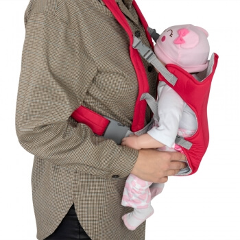 Рюкзак кенгуру для ребенка Baby Carrier Красный-2