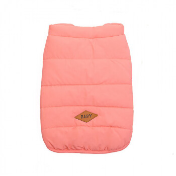 Зимняя куртка (жилетка) для выгула собак Hitvest M розовый-5