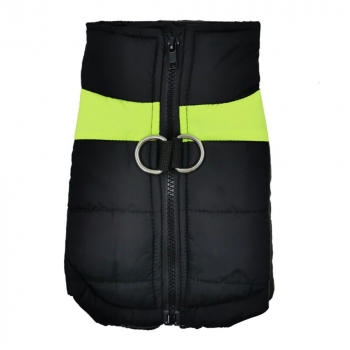 Зимняя жилетка куртка для выгула собак Duo зеленая, XS-1
