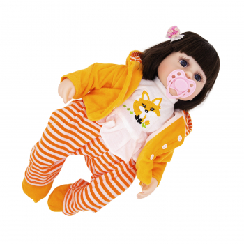 Мягконабивная кукла Реборн девочка Лили, 42 см-4