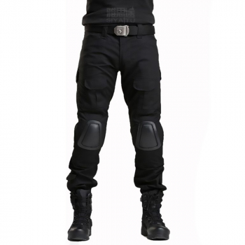Тактический костюм Mantop с наколенниками и налокотниками Black M-3