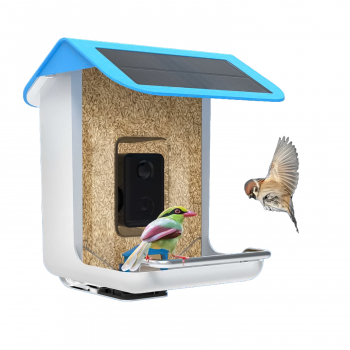 Аккумуляторная кормушка для птиц Nanxin AI с солнечной панелью и камерой 1080P-3