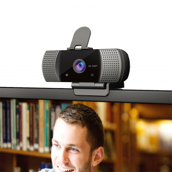 Веб-камера Focuse 2560x1440 с двойным микрофоном и автофокусом-2