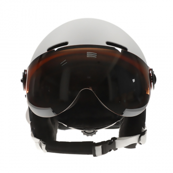 Лыжный шлем с очками Moon white M-2