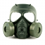 Игровая тактическая маска M04 CS с двойным вентилятором зеленый-1