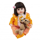 Мягконабивная кукла Реборн девочка Лили, 42 см-1