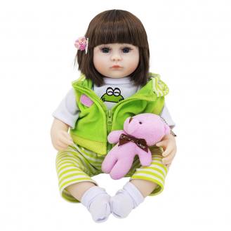 Мягконабивная кукла Реборн девочка Амелия, 42 см-1